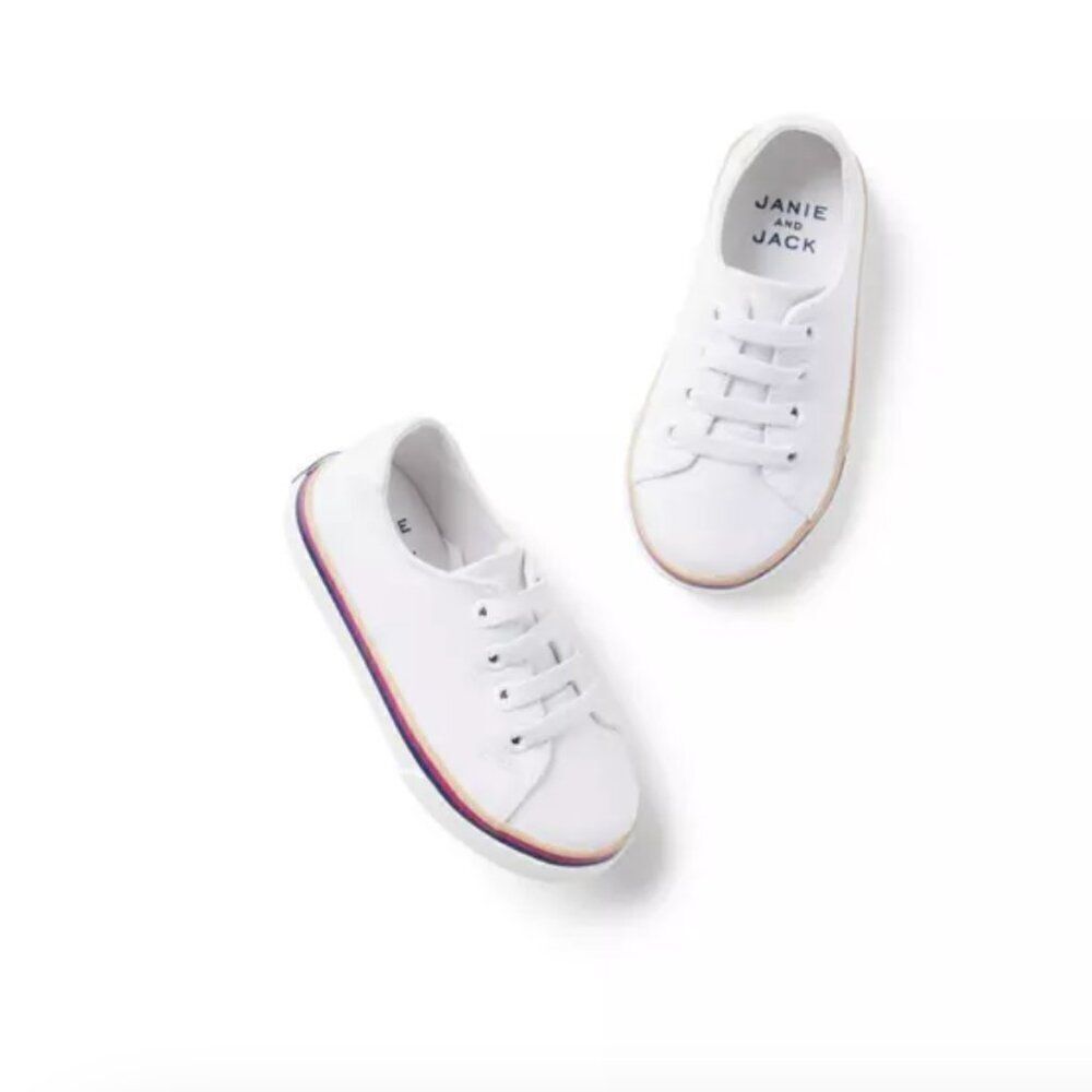 Janie and Jack 100046406 Sunset Stripe Sneaker size 5
